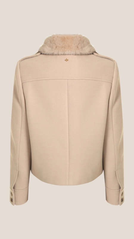 casaco tweed det gola dudalina