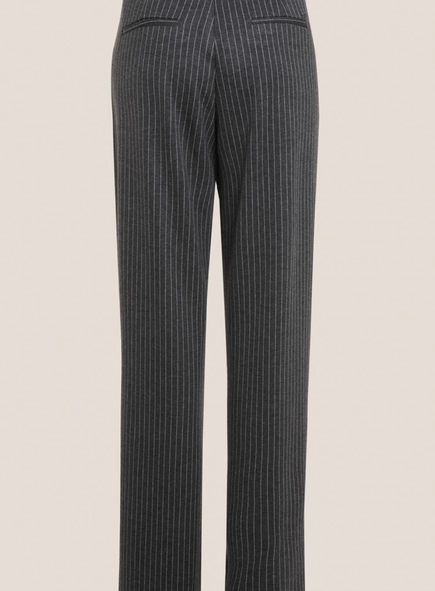 calça reta alfaiataria malha alice dudalina