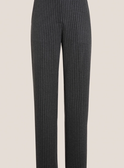 calça reta alfaiataria malha alice dudalina