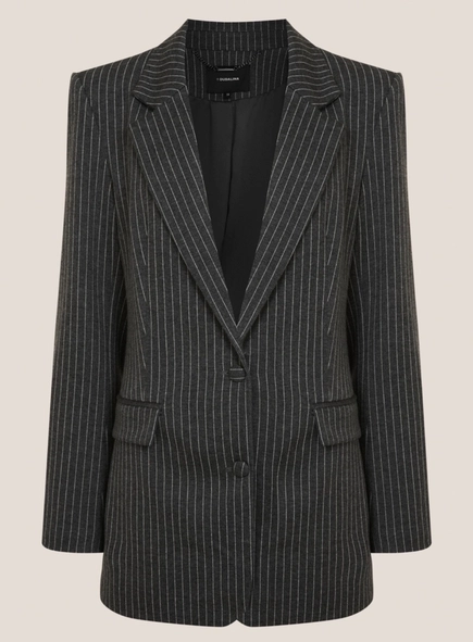 blazer regular malha alice dudalina