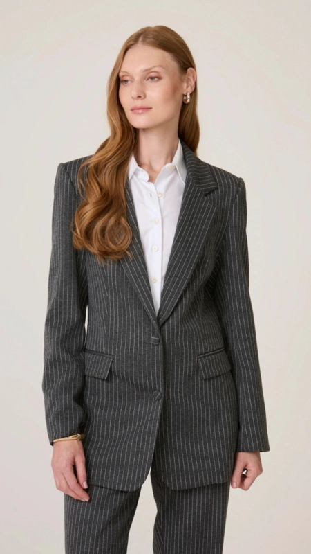 blazer regular malha alice dudalina