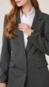 blazer regular malha alice dudalina