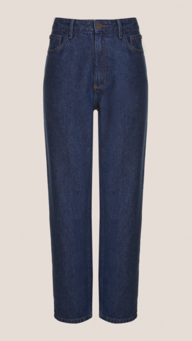 calca jeans mom dudalina