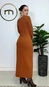 vestido ombro franzido animale