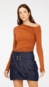Blusa ombro franzido animale