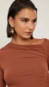 Blusa ombro franzido animale