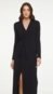 vestido midi decote v luiza animale