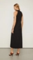 vestido midi meia malha ziper animale