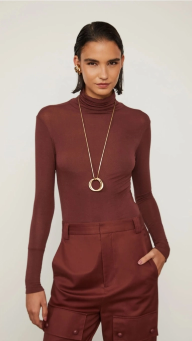 Blusa malha segunda pele color animale