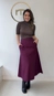 Saia midi visco malu