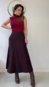 Saia midi visco malu