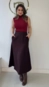 Saia midi visco malu