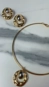 Conjunto colar e brinco oyster organic
