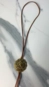 Colar camurça gravatinha boho