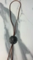 Colar camurça gravatinha boho