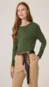 Blusa dudalina ml tricot lina