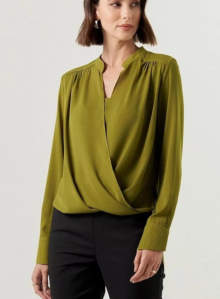 blusa crepe ml cachecouer gola padre