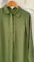 camisa crepe manga longa alongada