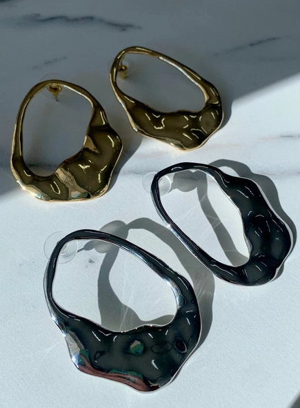 brinco orgânico style vazado