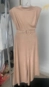 vestido midi suede com cinto