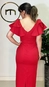 vestido midi estruture manga laço