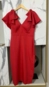 vestido midi estruture manga laço