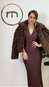vestido midi tubinho impact