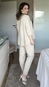 conjunto calça e blusa tricot toque modal fly