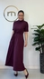 vestido midi maya manga curta com cinto