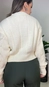blusa tricot trançado loren