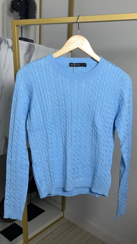 blusa tricot toque modal trancinha