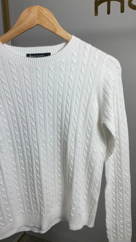 blusa tricot toque modal trancinha