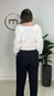 blusa tricot transpassada dec v isabela