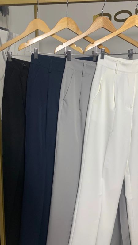 calça pantalona alfaiataria pregas classic