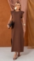 Vestido midi malha essence