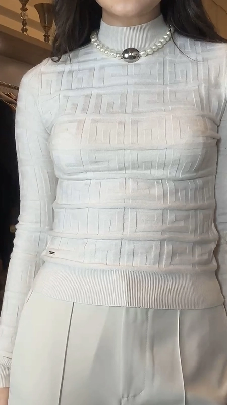Blusa tricot toque modal anne