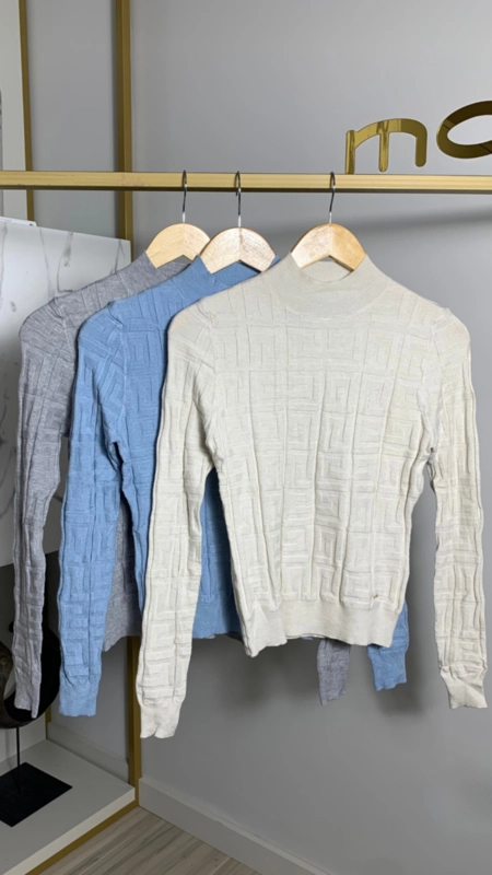 Blusa tricot toque modal anne