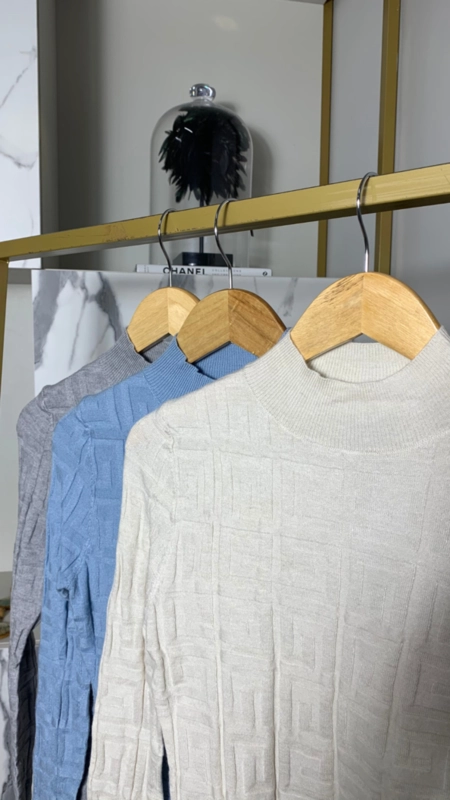 Blusa tricot toque modal anne