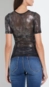 Camiseta de tule forum com brilho
