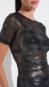 Camiseta de tule forum com brilho