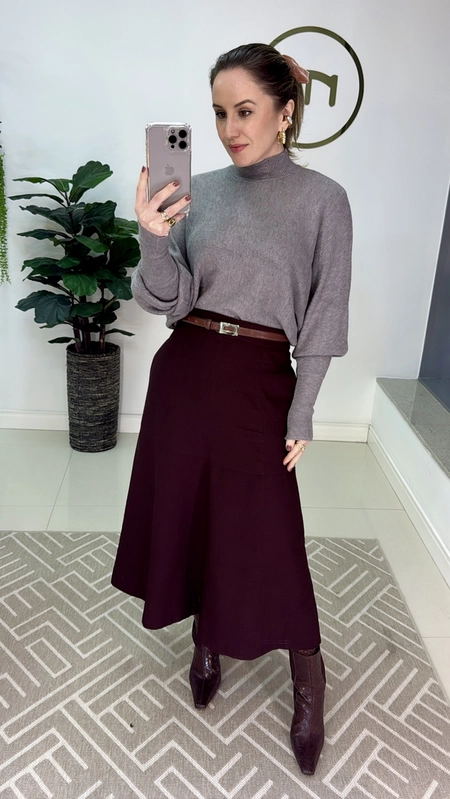 blusa tricot canelada camila