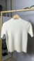 blusa tricot manga curta basic ultra soft