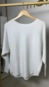 Blusa manga longa ampla lurex