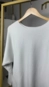 Blusa manga longa ampla lurex