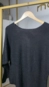 Blusa manga longa ampla lurex