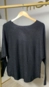 Blusa manga longa ampla lurex