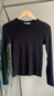 Blusa Malu manga longa gola redonda