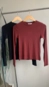 Blusa Malu manga longa gola redonda