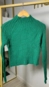 blusa tricot canelada gola alta