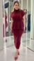 conjunto tricot colete e saia midi tati